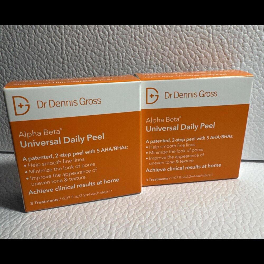 6 Total Treatments Dr Dennis Gross Alpha Beta Daily Peel Pads Universal Exp 2027